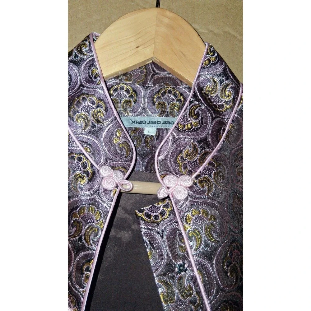 Women’s Elegant Chinese Style Qipao Jacquard Blazer Size Large Asian Thai New
